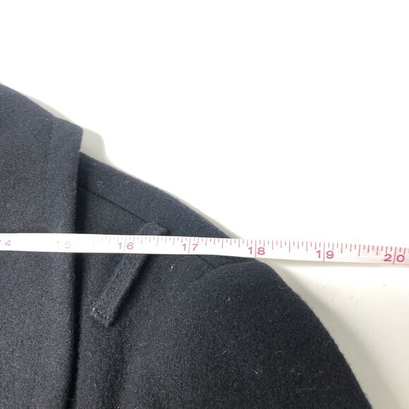 VTG Mens US Navy Coat Overcoat 100% Wool 40R Gold Eagle Buttons Double-breasted - Picture 10 of 12